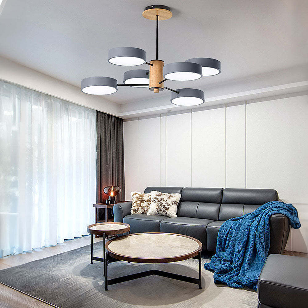 Multi Bulbs Large Modern LED Pendant Light