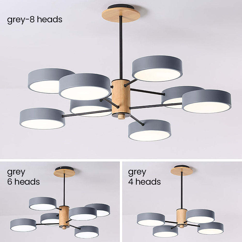 Multi Bulbs Large Modern LED Pendant Light