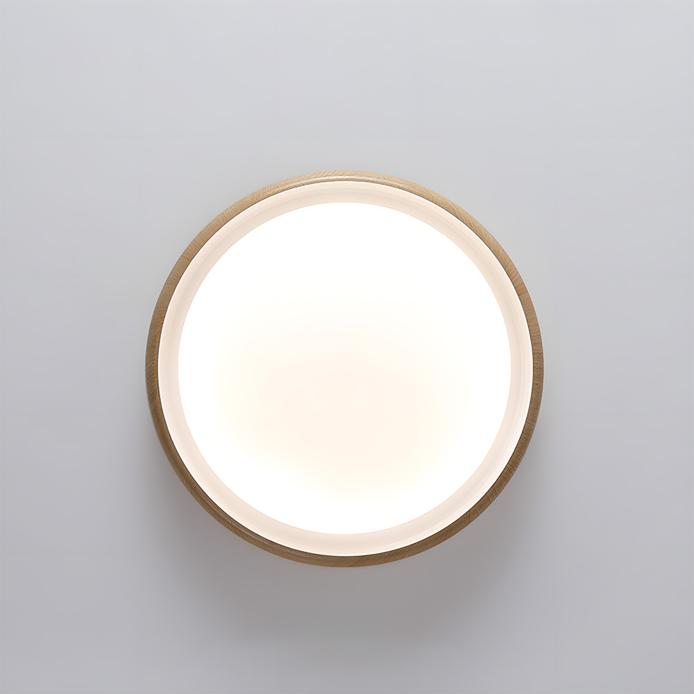 Displaying the energy-saving LED bulb that provides soft illumination