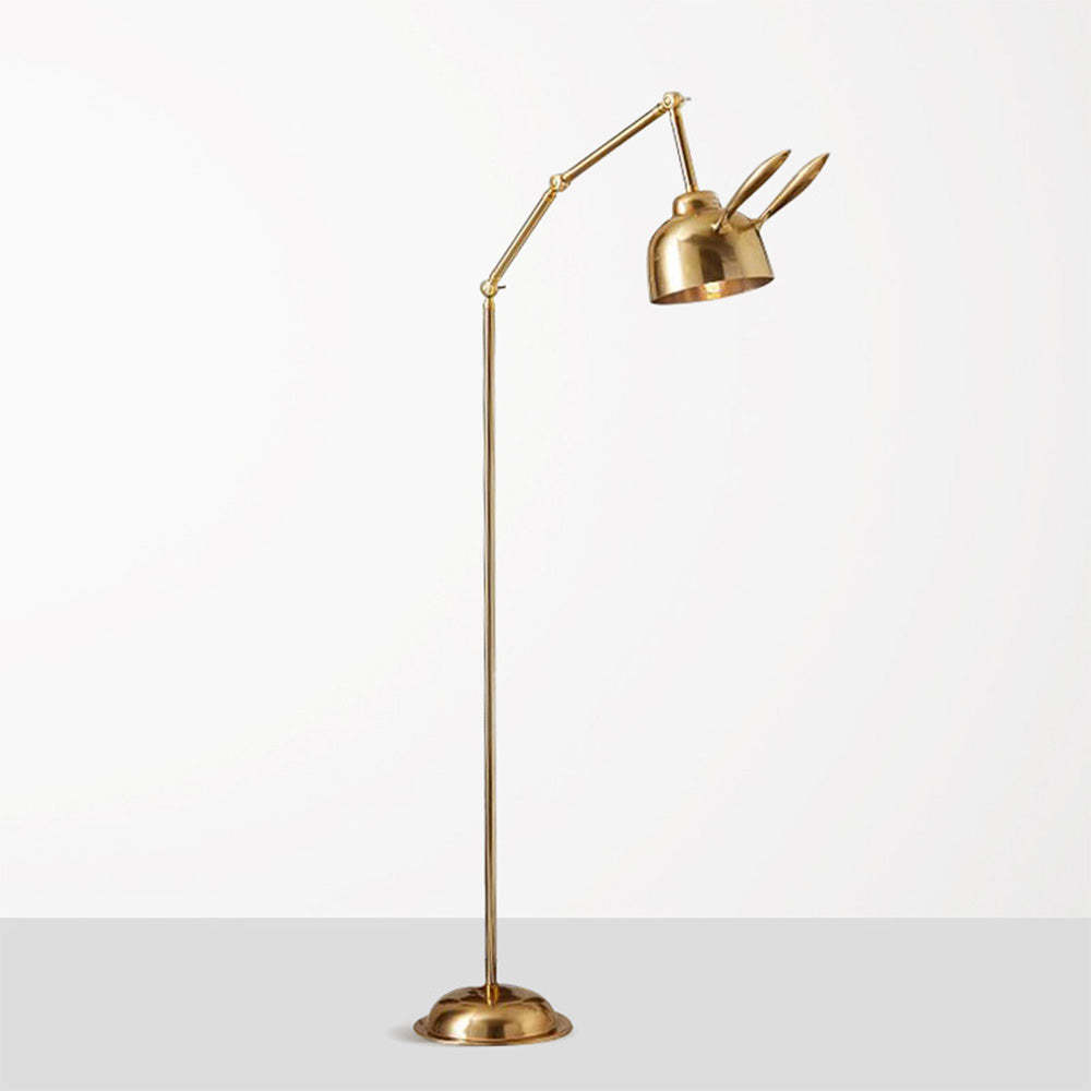 Modern Gold Bunny Standing Floor Lamp -Homdiy