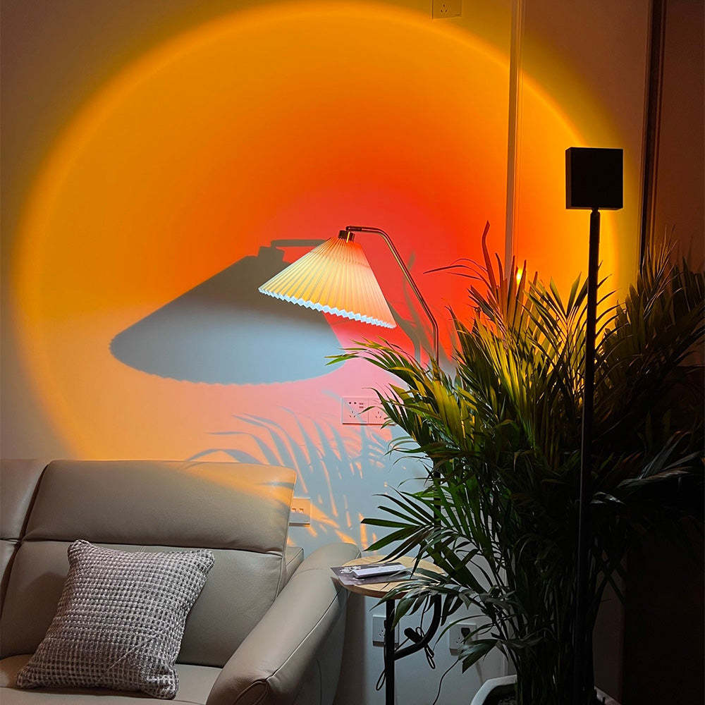 Colorful Sunset Floor Lamp for Living Room -Homdiy