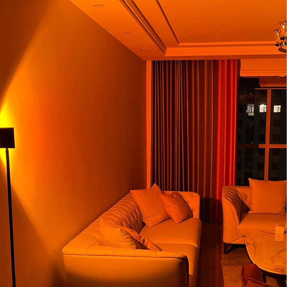 Colorful Sunset Floor Lamp for Living Room -Homdiy