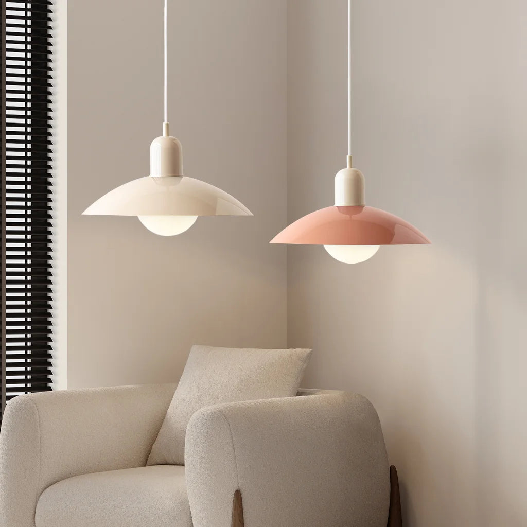 Mid Century Colorful Macaron Bauhaus Pendant Light