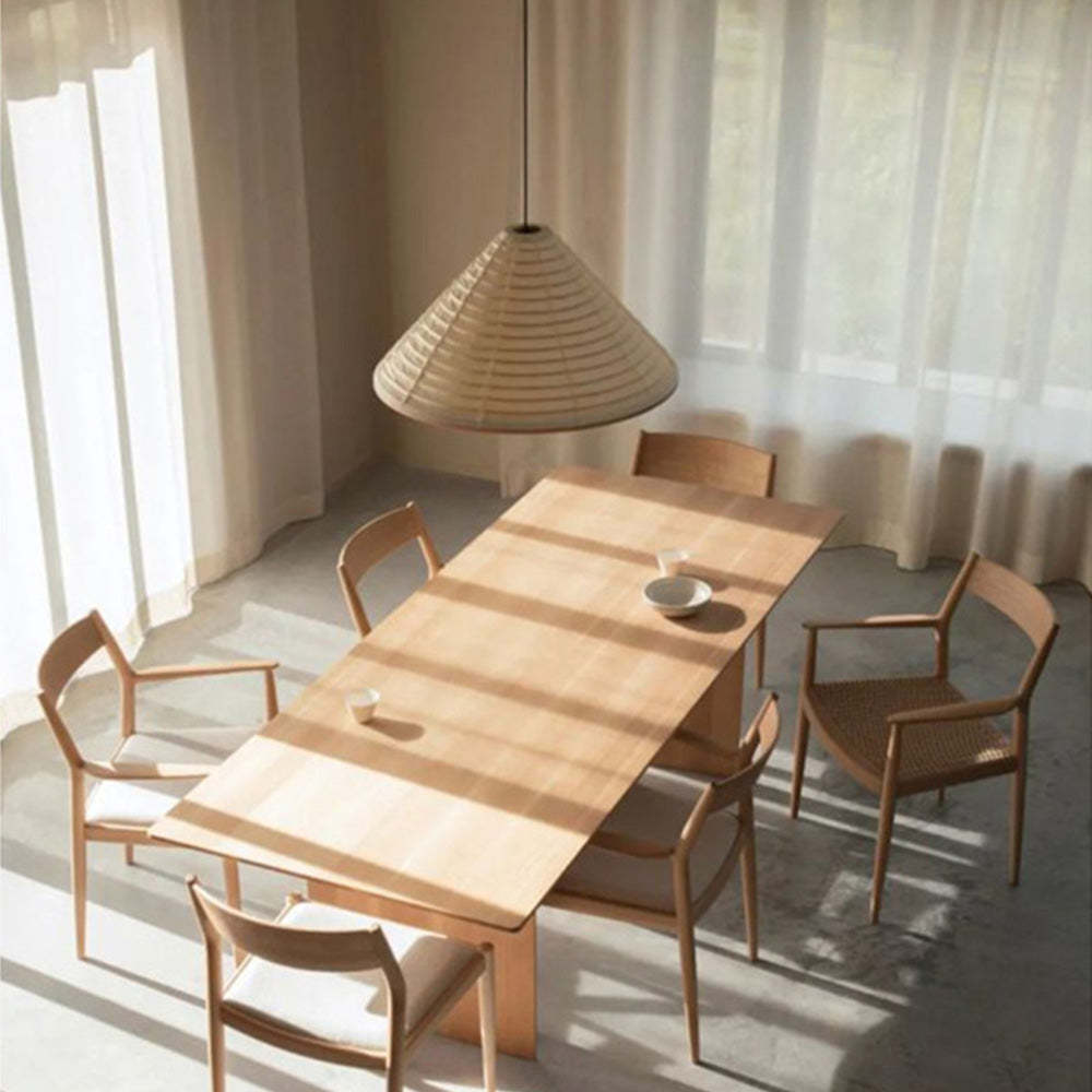 Japanese Designer Cone Paper Tearoom Pendant Light -Homdiy