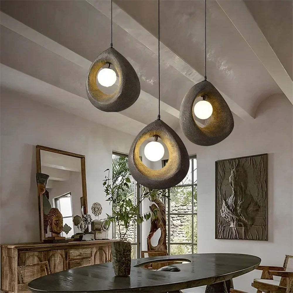 Wabi Sabi Pendant Light Indoor Loft Suspend Lamps -Homdiy
