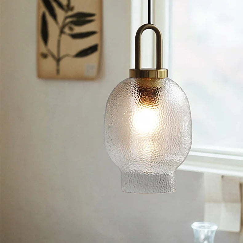 Brass Glass Pendant Light Fixtures for Kitchen -Homdiy