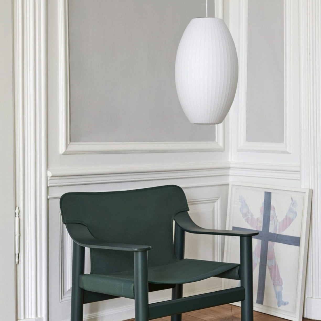 Minimalist White Bubble Hanging Pendant Light -Homdiy