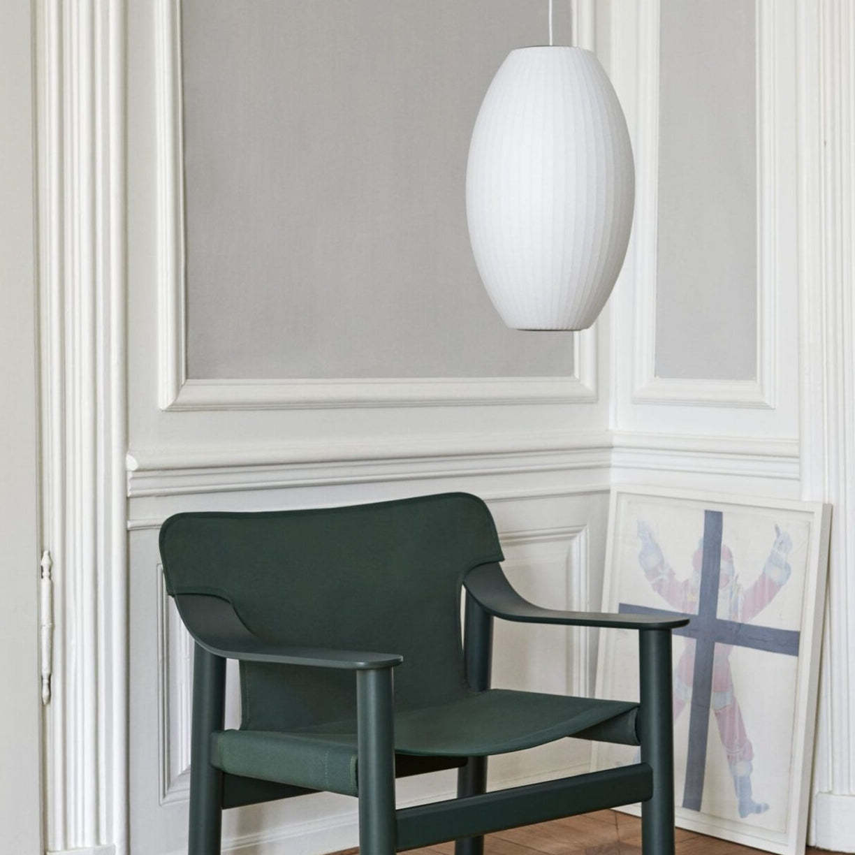 Minimalist White Bubble Hanging Pendant Light -Homdiy