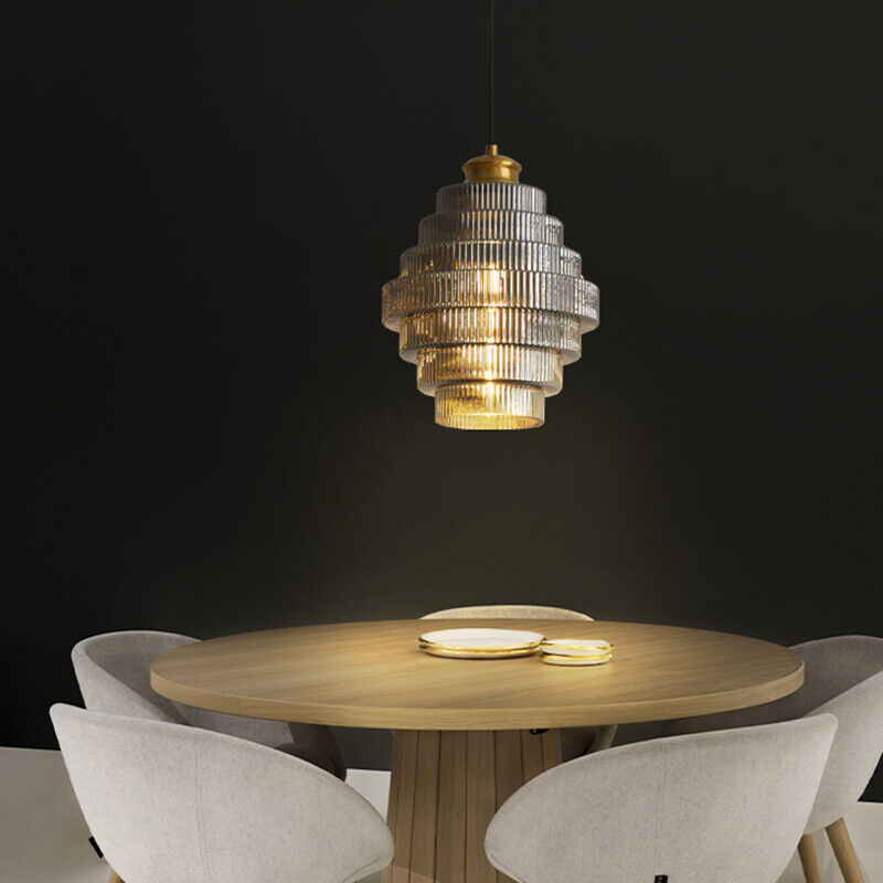Antique Brass Bottle Shade Pendant Light -Homdiy