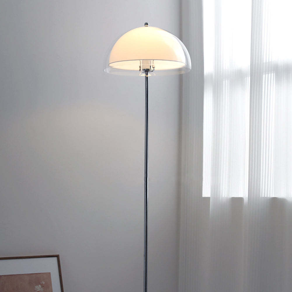 Retro Mushroom Shape Lampshade Floor Lamp for Living Room -Homdiy