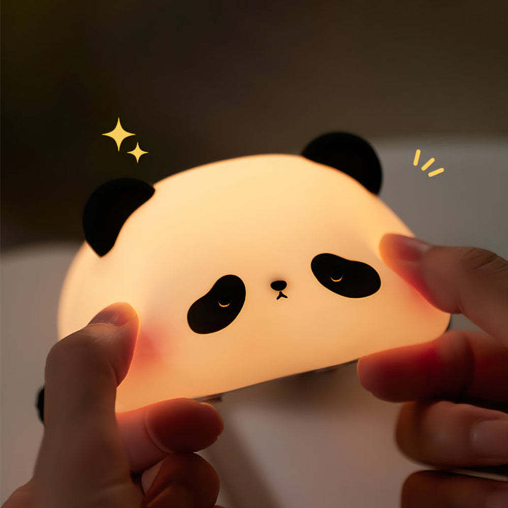 Kawaii Panda Led Silicone Night Light Lamp -Homdiy
