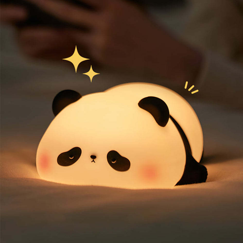 Kawaii Panda Led Silicone Night Light Lamp -Homdiy