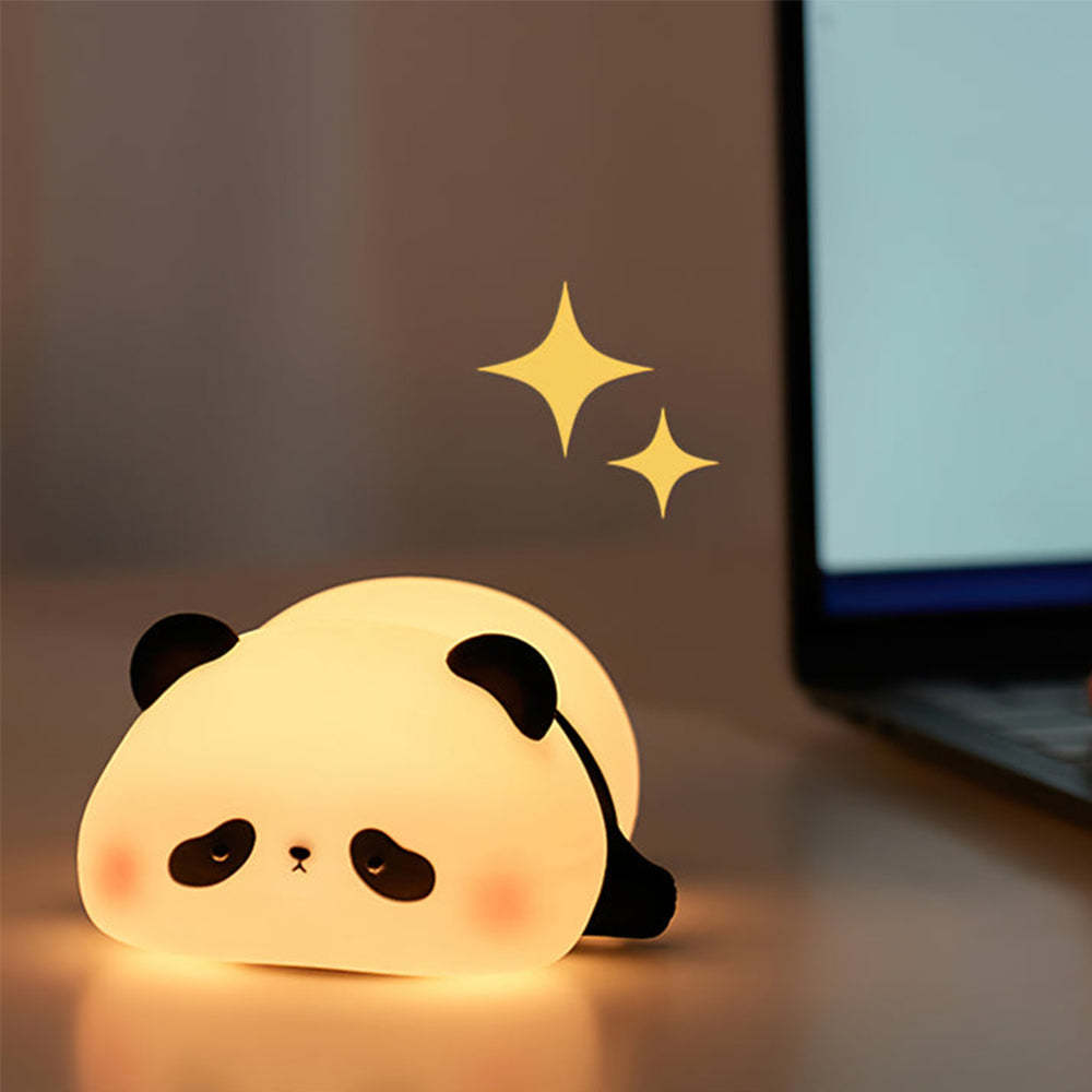 Kawaii Panda Led Silicone Night Light Lamp -Homdiy