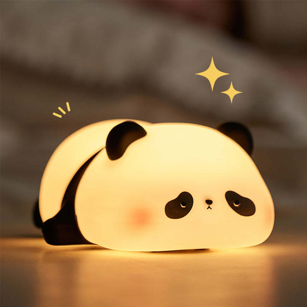 Kawaii Panda Led Silicone Night Light Lamp -Homdiy