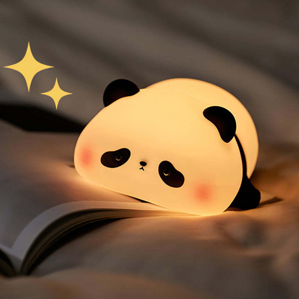 Kawaii Panda Led Silicone Night Light Lamp -Homdiy