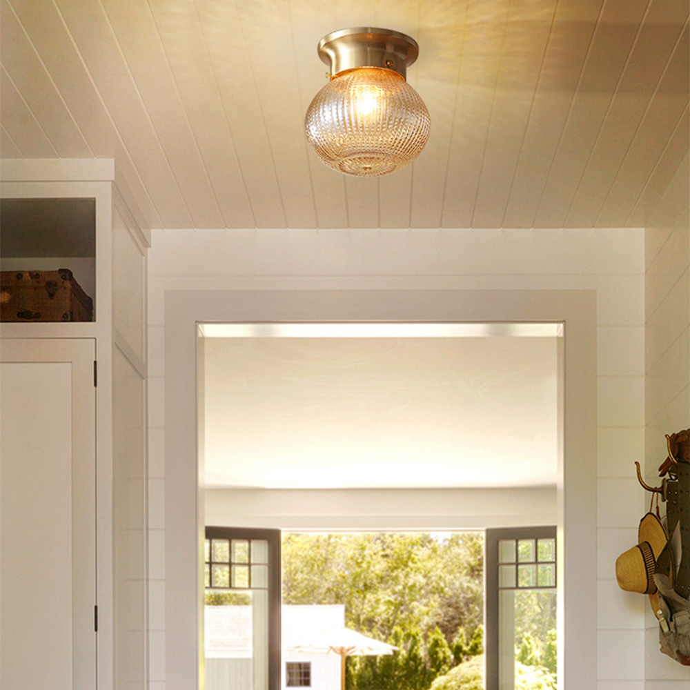  Displaying how light reflects off the gold glass accents