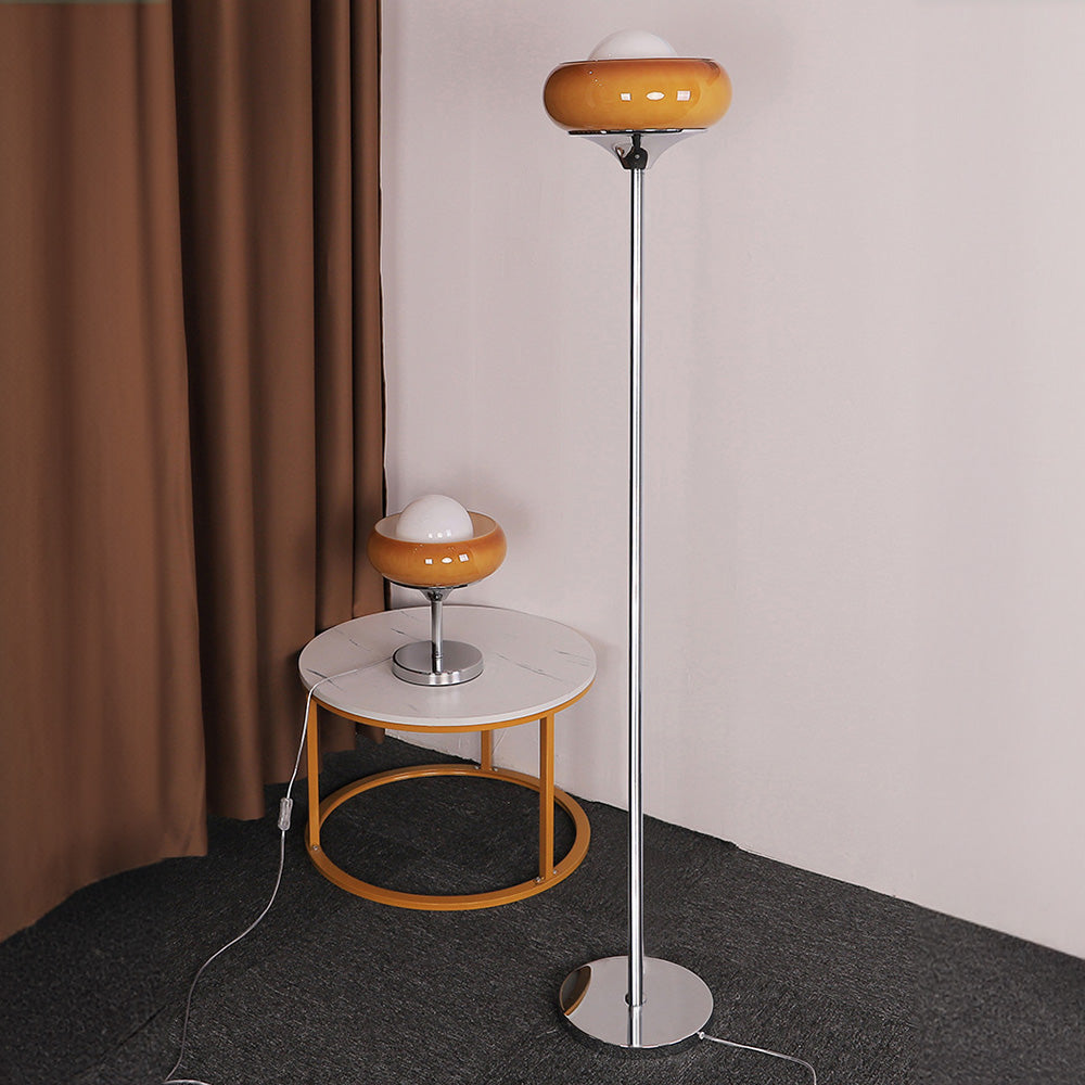 Retro Bauhaus Egg Shaped Living Room Floor Lamp -Homdiy
