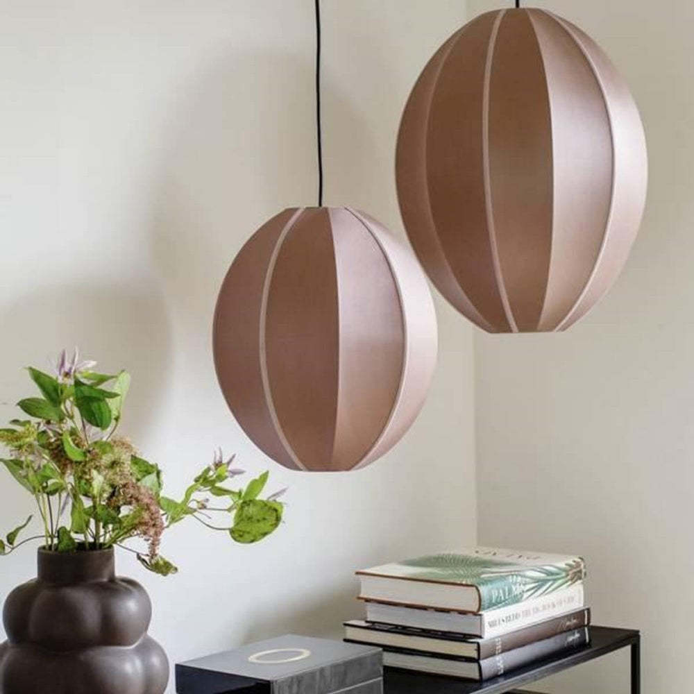 Classic Ribbon Oval Pendant Light For Living Room -Homdiy