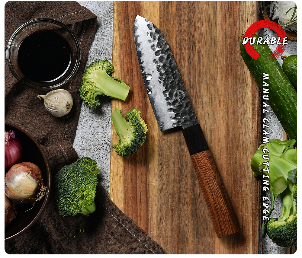 Japonský ocelový kuchařský nůž AUS-10 5dílná sada Kuchyňský nůž Santoku Krájecí nástroj pro vaření šetrný k životnímu prostředí