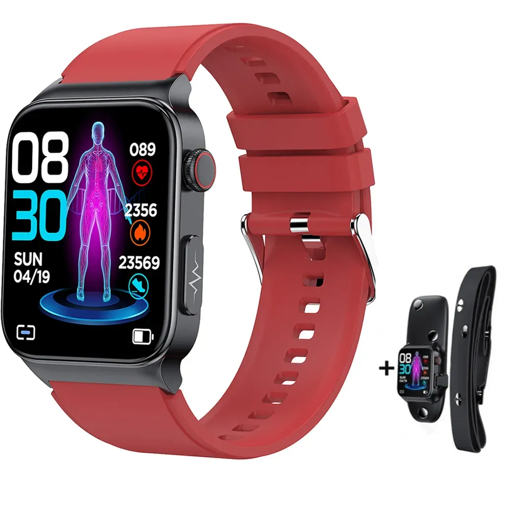 Chytré hodinky, komplexní sledování zdravotního stavu, glukóza v krvi, EKG, personalizovaný ciferník, hodinky BT5.1, chytré hodinky, sportovní, vodotěsné, monitor srdečního tepu, monitor glukózy