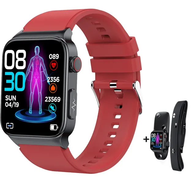 Chytré hodinky, komplexní sledování zdravotního stavu, glukóza v krvi, EKG, personalizovaný ciferník, hodinky BT5.1, chytré hodinky, sportovní, vodotěsné, monitor srdečního tepu, monitor glukózy