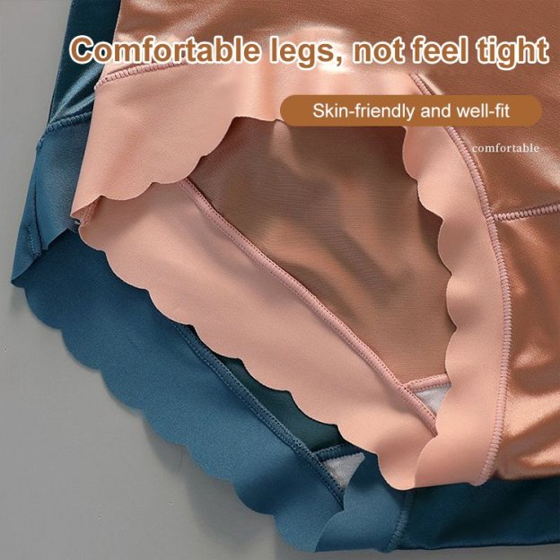 🔥[Cena snížena o 50%]Sada 6 saténových bezešvých tvarujících kalhotek Ice Silk
