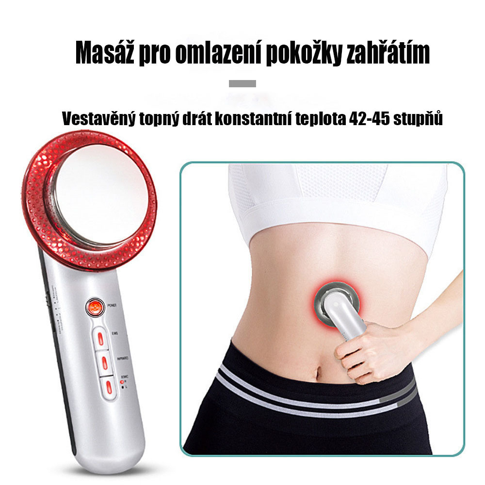Horký prodej hubnutí tuku hořák EMS mikroproudová masáž iontová implantace krása nástroj tři v jednom hubnutí nástroj