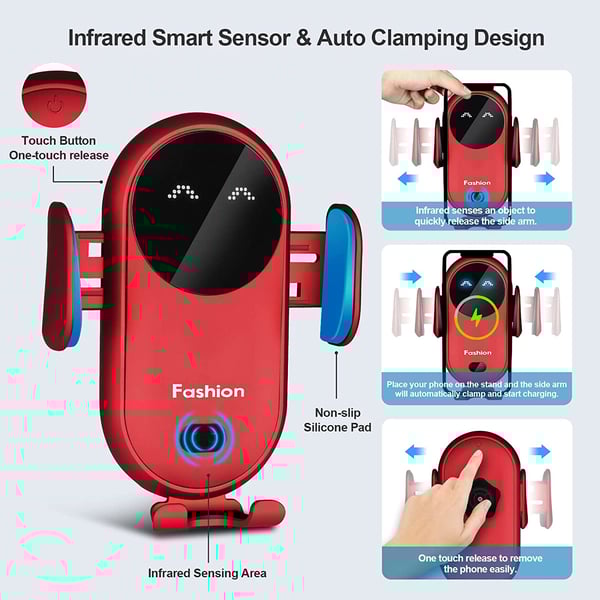 50% OFF-Smart Car Wireless Charger Phone Holder(Buy 2 Free Shipping)