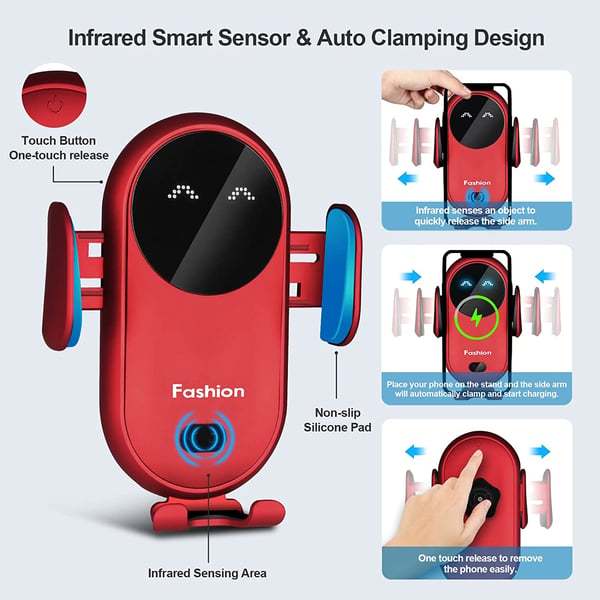 50% OFF-Smart Car Wireless Charger Phone Holder(Buy 2 Free Shipping)