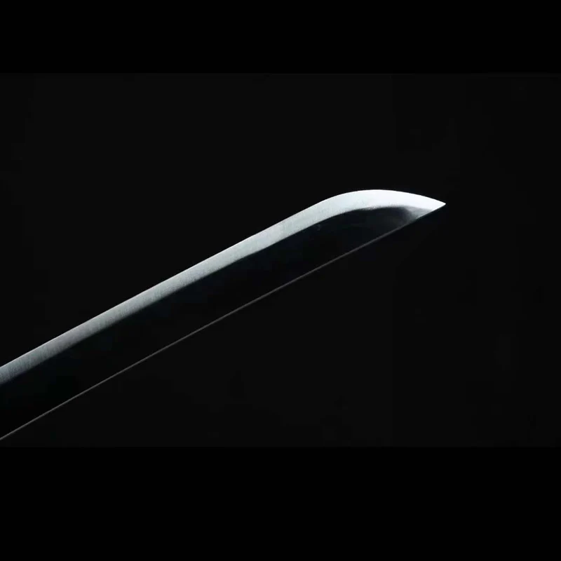 Ručně vyráběné anime NARUTO Sasuke Kusanagi-No-Tsurugi Sword ShirasayaNinja Sword 1060 uhlíková ocel černá čepel