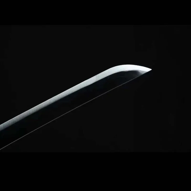 Ručně vyráběné anime NARUTO Sasuke Kusanagi-No-Tsurugi Sword ShirasayaNinja Sword 1060 uhlíková ocel černá čepel