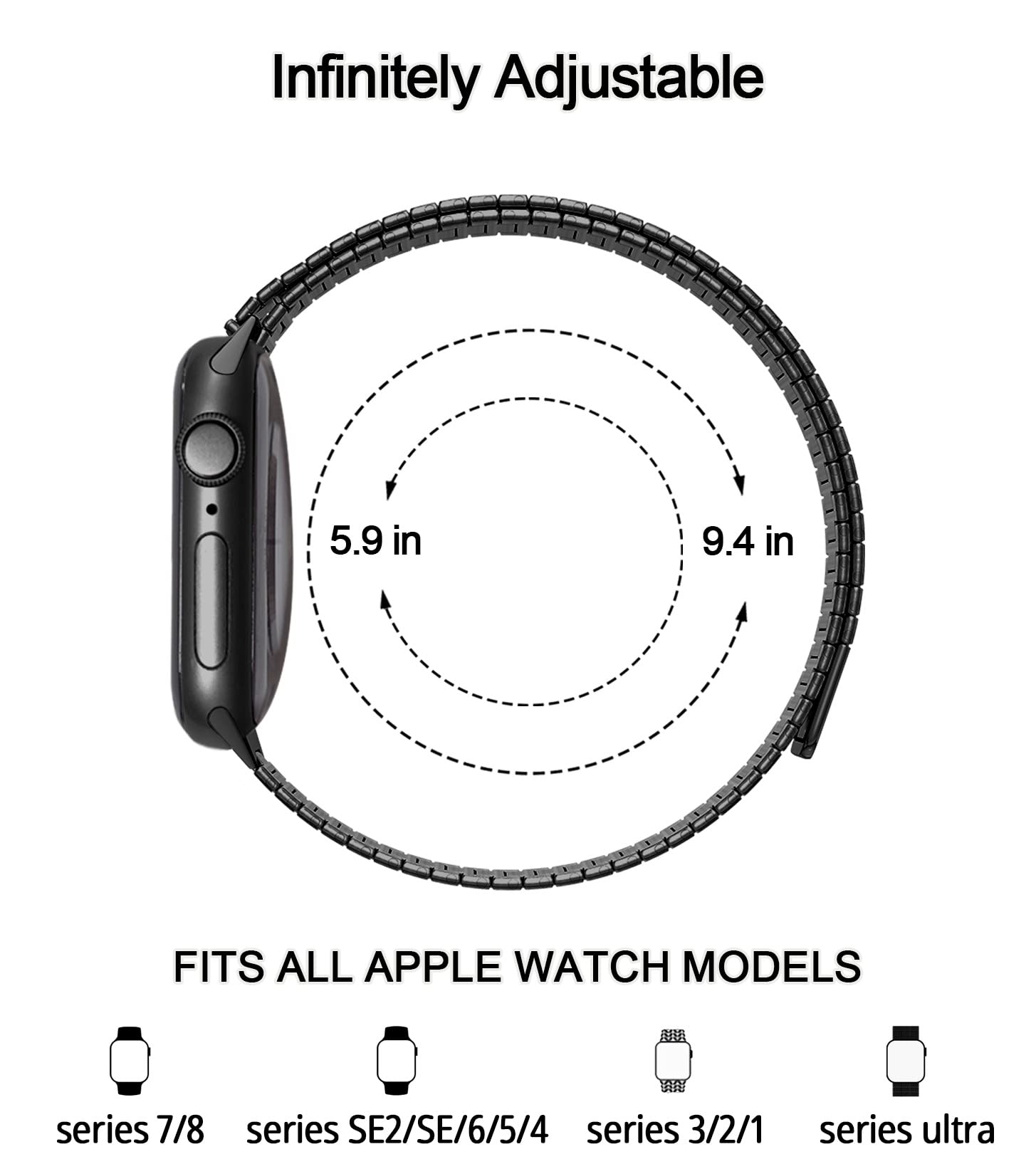 🔥Pásek z bambusu s magnetickou sponou z nerezové oceli pro Apple Watch