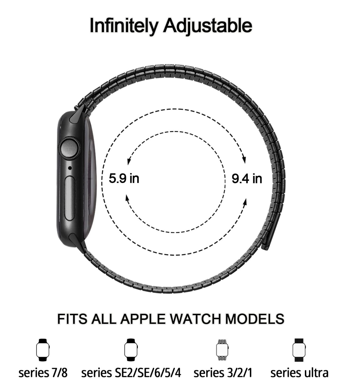 🔥Pásek z bambusu s magnetickou sponou z nerezové oceli pro Apple Watch