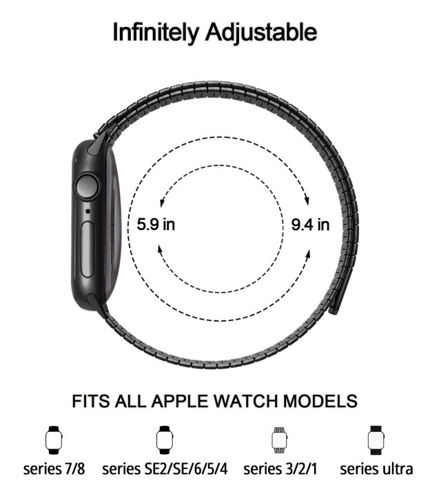 🔥Pásek z bambusu s magnetickou sponou z nerezové oceli pro Apple Watch