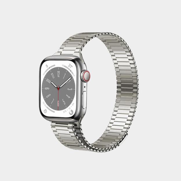 🔥Pásek z bambusu s magnetickou sponou z nerezové oceli pro Apple Watch