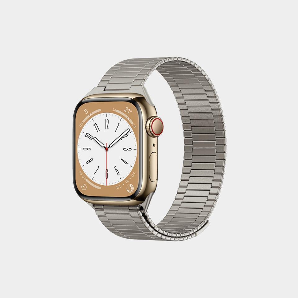 🔥Pásek z bambusu s magnetickou sponou z nerezové oceli pro Apple Watch