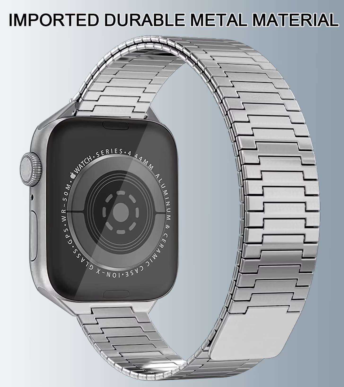🔥Pásek z bambusu s magnetickou sponou z nerezové oceli pro Apple Watch