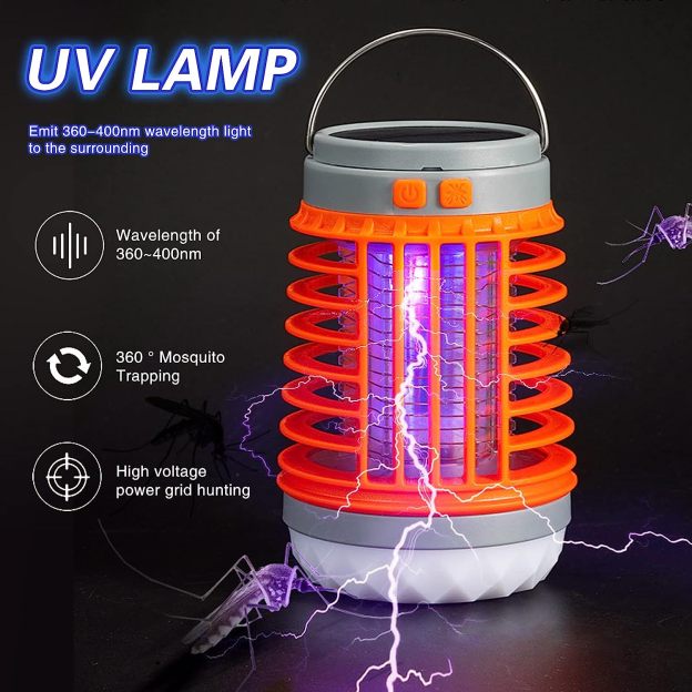 ✨2023 Multifunkční solární kempinkové světlo Mosquito Killer Light (na dobírku, doprava zdarma)