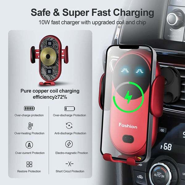 50% OFF-Smart Car Wireless Charger Phone Holder(Buy 2 Free Shipping)
