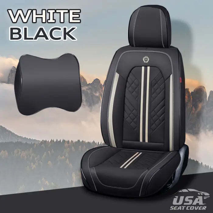 US Zetas 2023 Full SetUniversal BreathableWaterproof VehicleLeather Cover forCars, SUV, Pick-upTruck