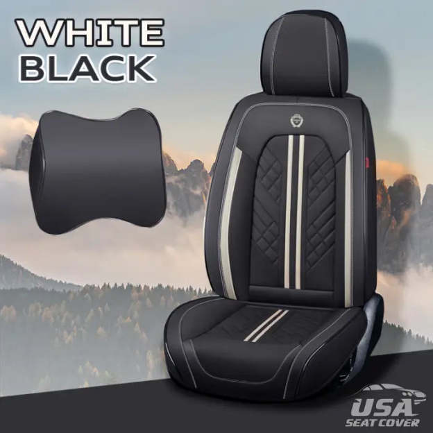 US Zetas 2023 Full SetUniversal BreathableWaterproof VehicleLeather Cover forCars, SUV, Pick-upTruck