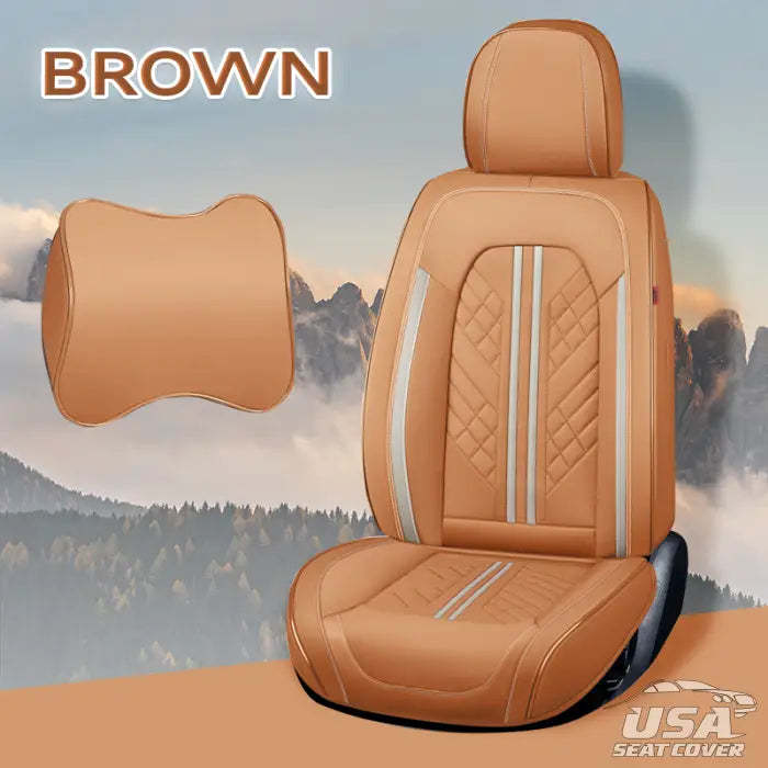 US Zetas 2023 Full SetUniversal BreathableWaterproof VehicleLeather Cover forCars, SUV, Pick-upTruck