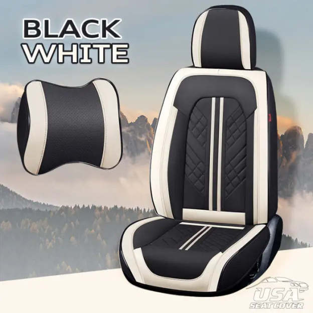 US Zetas 2023 Full SetUniversal BreathableWaterproof VehicleLeather Cover forCars, SUV, Pick-upTruck