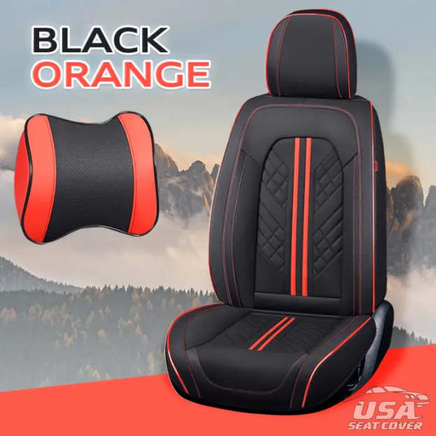 US Zetas 2023 Full SetUniversal BreathableWaterproof VehicleLeather Cover forCars, SUV, Pick-upTruck