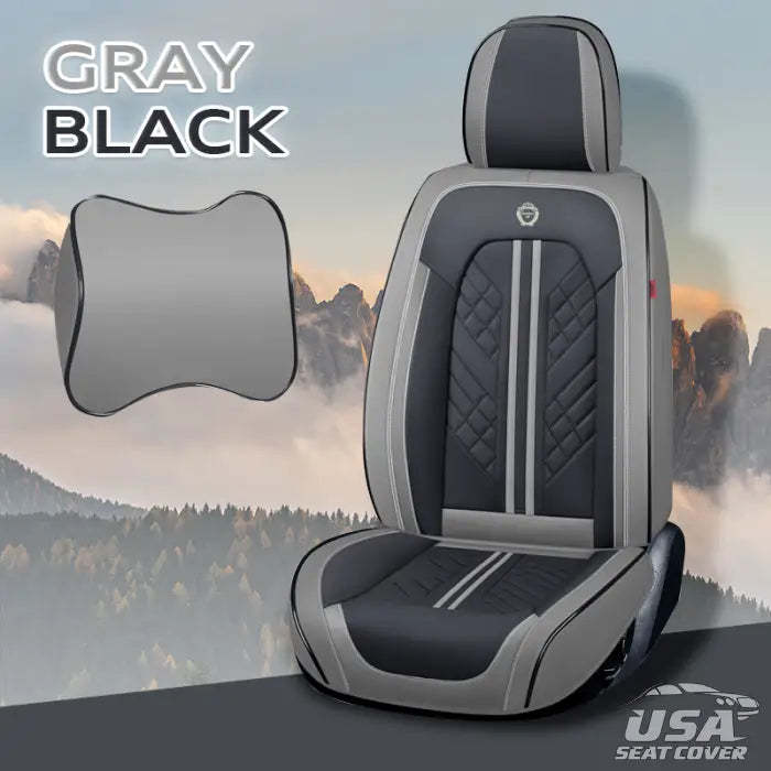 US Zetas 2023 Full SetUniversal BreathableWaterproof VehicleLeather Cover forCars, SUV, Pick-upTruck