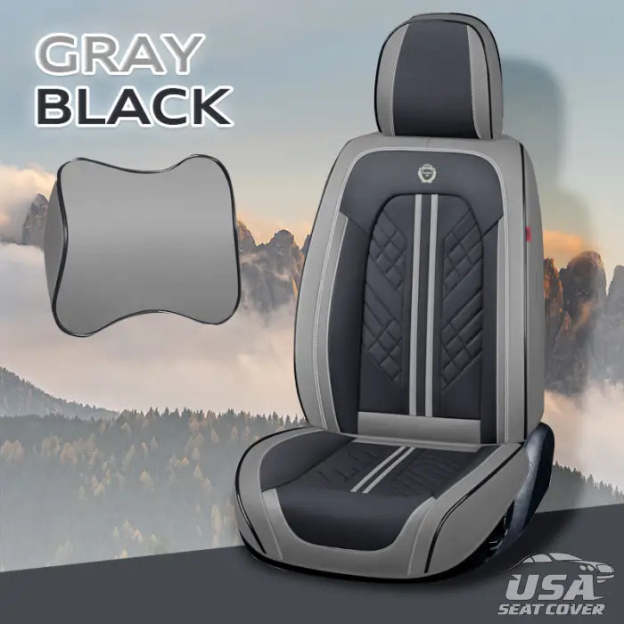 US Zetas 2023 Full SetUniversal BreathableWaterproof VehicleLeather Cover forCars, SUV, Pick-upTruck
