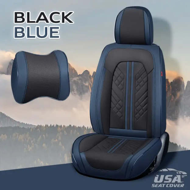 US Zetas 2023 Full SetUniversal BreathableWaterproof VehicleLeather Cover forCars, SUV, Pick-upTruck