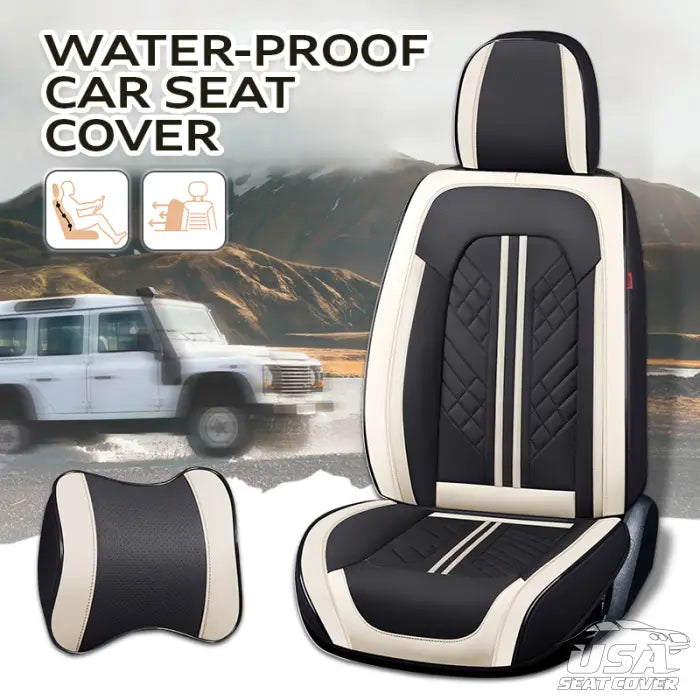 US Zetas 2023 Full SetUniversal BreathableWaterproof VehicleLeather Cover forCars, SUV, Pick-upTruck
