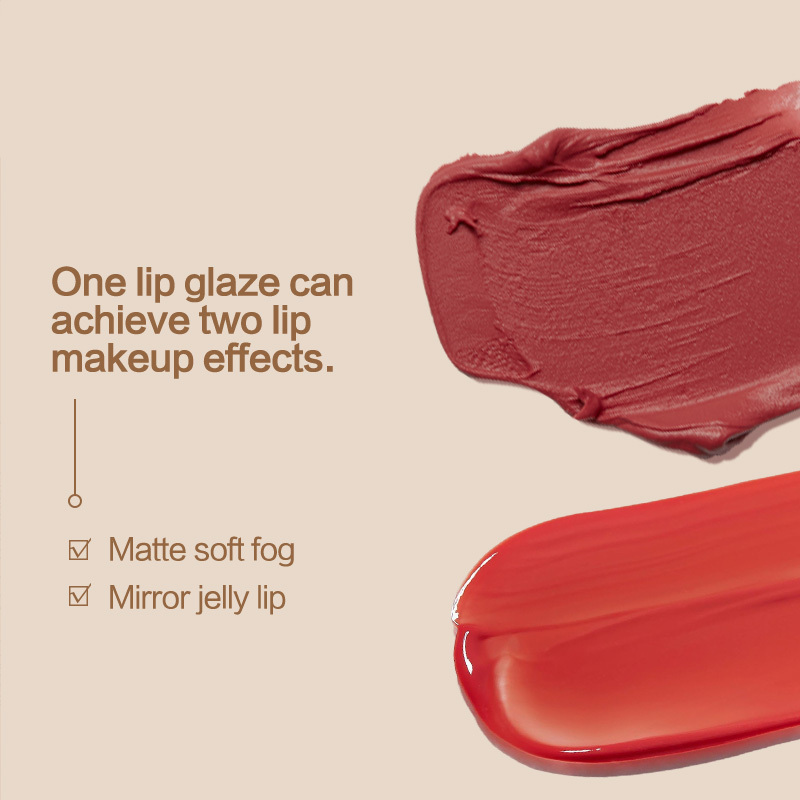 Double headed non stick cup lip gloss