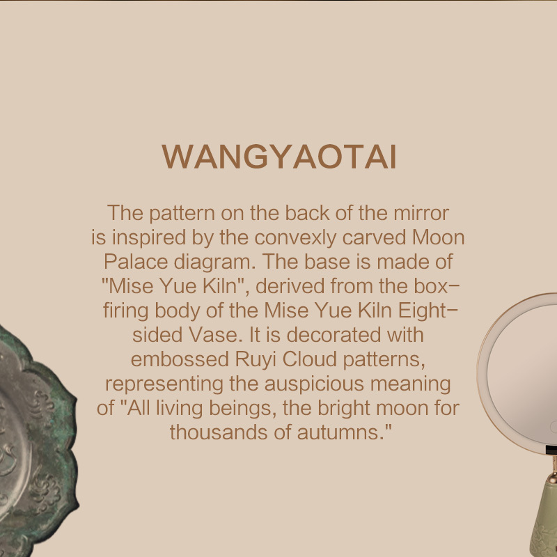 THE WANGYAOTAI LED MAKEUP MIRROR